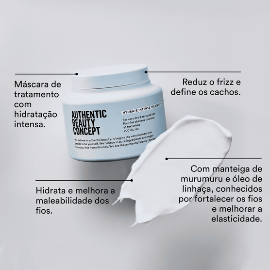 M&aacute;scara Capilar Authentic Beauty Hydrate Intense Treatment